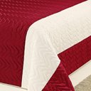 Ver imagem 3 de Cobre Leito Poly Vermelho Super King