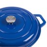 Panela Buffet de Ferro Fundido Esmaltada - Stex Cookware - 3,2 litros - Azul - Masterchef - 2