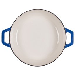Panela Buffet de Ferro Fundido Esmaltada - Stex Cookware - 3,2 litros - Azul - Masterchef - 3 Panela Buffet de Ferro Fundido Esmaltada - Stex Cookware - 3,2 litros - Azul - Masterchef - 3