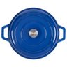 Panela Buffet de Ferro Fundido Esmaltada - Stex Cookware - 3,2 litros - Azul - Masterchef - 4