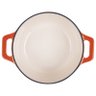Panela de Ferro Fundido Esmaltada Redonda 28 Cm - Stex Cookware - 6,5 litros - Laranja - Masterchef - 3