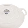 Panela Buffet de Ferro Fundido Esmaltada - Stex Cookware - Branca Fosca - PONTA DE ESTOQUE - 2