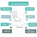 Ver imagem 4 de Assento Sanitário Tampa de Vaso Branco Mdf Laqueado Atrium para Bacia Incepa