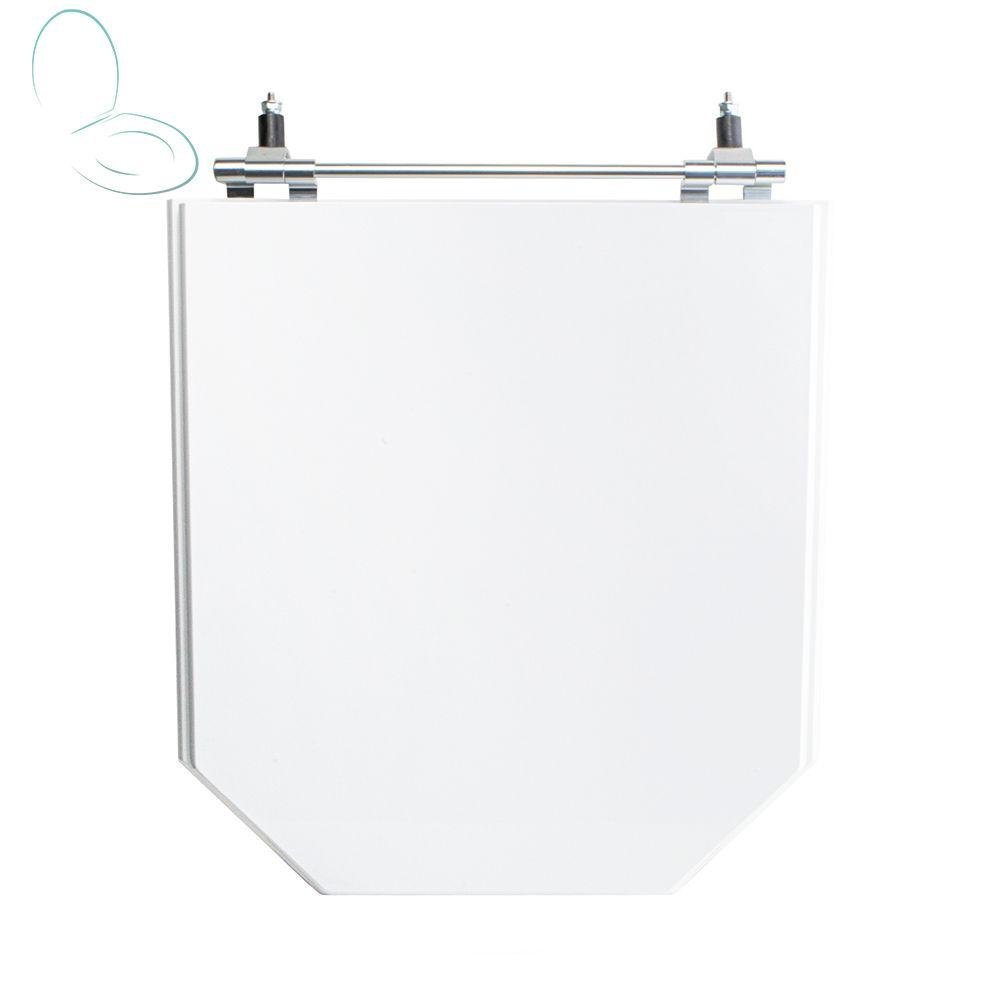 Assento Sanitário Tampa de Vaso Branco Mdf Laqueado Atrium para Bacia Incepa - 1