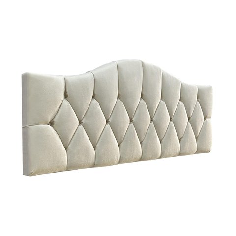 Cabeceira Capitonê Provençal Cama Box Estofada Luxo Suede Rbl:casal Painel/bege