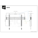 Ver imagem 4 de Suporte para Tv Fixo de Parede Articulado de 32' a 75' Elg E600 Ultra Slim
