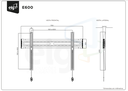 Ver imagem 4 de Suporte para Tv Fixo de Parede Articulado de 32' a 75' Elg E600 Ultra Slim