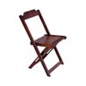 Kit 6 Jogos de Mesa com 4 Cadeiras de Madeira Dobrável 60x60 Ideal para Bar e Restaurante - Imbuia - 4