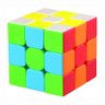 Cubo Mágico Profissional 3x3x3 Qiyi Warrior W - Original Stickerless, Peças Coloridas 5.6 Cm - 5