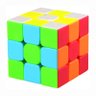 Cubo Mágico Profissional 3x3x3 Qiyi Warrior W - Original Stickerless, Peças Coloridas 5.6 Cm - 2
