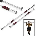 Ver imagem 1 de Barra Fixa Porta para Exercício Flexão Crossfit Treino Musculação Ajustável Porta 62 a 92 cm Lorben