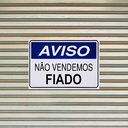 Ver imagem 3 de Combo 10 Placas de Sinalização Aviso Não Vendemos Fiado 25x15 Acesso - P-12/2 F9e