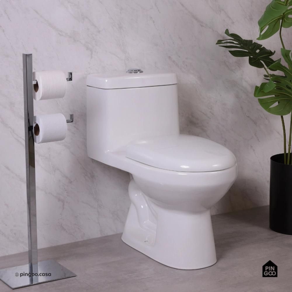 Vaso Sanitário Monobloco Caixa Acoplada Privada Taquaras Pingoo.casa - Branco - 9