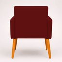 Ver imagem 2 de Poltrona Nina Decorativa para Sala Recepção Manicure Consultório Suede