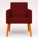 Ver imagem 7 de Poltrona Nina Decorativa para Sala Recepção Manicure Consultório Suede