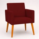 Ver mais imagens de Poltrona Nina Decorativa para Sala Recepção Manicure Consultório Suede