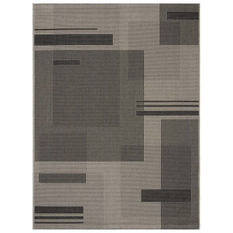 Tapete Sisal Eco Nature Painel 77 Bege-chumbo 0,50x0,80m