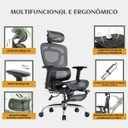 Ver imagem 6 de Cadeira de Escritório Ergonômica Bt07 Luvinco Malha Respirável C/ Suporte Lombar Adaptável até 200kg