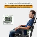 Ver imagem 7 de Cadeira de Escritório Ergonômica Bt07 Luvinco Malha Respirável C/ Suporte Lombar Adaptável até 200kg
