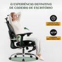 Ver imagem 2 de Cadeira de Escritório Ergonômica Bt07 Luvinco Malha Respirável C/ Suporte Lombar Adaptável até 200kg