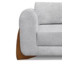 Ver mais imagens de Sofa Jolie 3 Lugares 230cm Pes Boomerang Linho Boucle 3302 Ezz