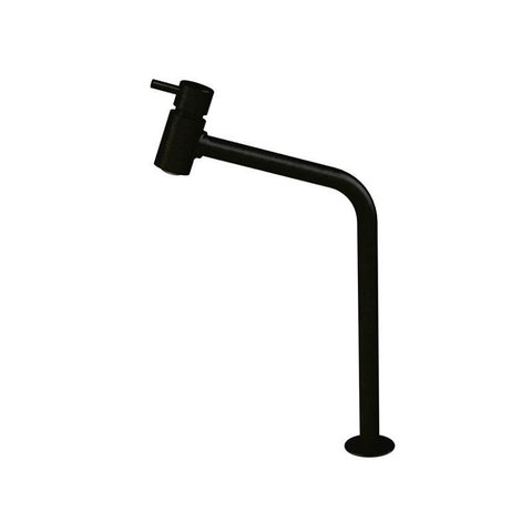 Torneira Bancada Mesa Bica Alta Bello Black Preta Romar