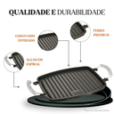 Ver imagem 2 de Chapa Grill Ferro Fundido com Alça Espiral - Panela Mineira