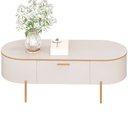 Ver imagem 2 de Aparador Beca e Mesa de Centro Giverny Orgânico Industrial D05 Off White - Lyam Decor