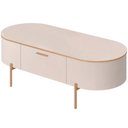 Ver imagem 2 de Aparador Beca e Mesa de Centro Giverny Orgânico Industrial D05 Off White - Lyam Decor