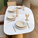 Ver imagem 4 de Mesa de Jantar Orgânica 180x100cm Base Carvalho Tampo Laca Modelar Moveis