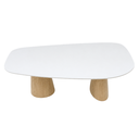 Ver imagem 1 de Mesa de Jantar Orgânica 180x100cm Base Carvalho Tampo Laca Modelar Moveis