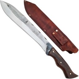 Faca Fighter Full Tang Facão 11" Forjado de Luta em Aço Carbono 5160 Artesanal - 3