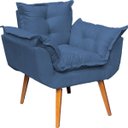 Ver imagem 4 de Kit Namoradeira Decorativa + 2 Poltronas para Sala Recepção Manicure Consultório Alice Suede