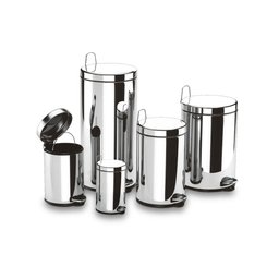 Lixeira Inox com Pedal e Balde 5 Litros Ø 20 x 30 cm Brinox - 6
