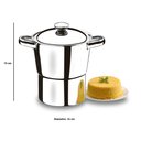 Ver imagem 3 de Cuscuzeira 16cm - Lyon - Brinox