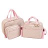 Kit Bolsa Maternidade Clássica - Bege com Rosa - Tutti Baby - 2