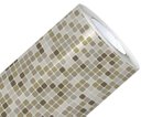 Ver imagem 1 de Papel De Parede Adesivo Pastilhas Cozinha Banheiro Lavável Bege Mesclado Autocolante 2,50x0,48mts