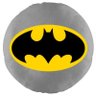 Almofada de Pelúcia Batman 25cm Cor Cinza Logo Amarela - 1