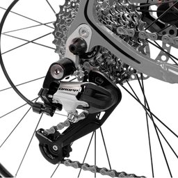 Bicicleta Aro 29 Spaceline Vega 27v Câmbios Importados Freio Hidráulico Preto e Amarelo Tam: 19 - 4