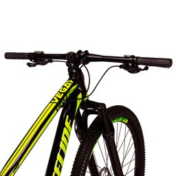 Bicicleta Aro 29 Spaceline Vega 27v Câmbios Importados Freio Hidráulico Preto e Amarelo Tam: 19 - 3