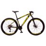 Bicicleta Aro 29 Spaceline Vega 27v Câmbios Importados Freio Hidráulico Preto e Amarelo Tam: 19 - 1