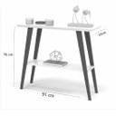 Ver imagem 3 de Aparador Davi para Sala Estar Retrô: Branco