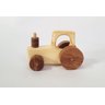 Trator de Madeira Maciça. Brinquedo Artesanal e Decoração. - 2