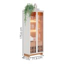Ver imagem 3 de Cristaleira 2 Portas 1 Gaveta Guanabara 176x72 Cm Off White Freijo Colibri