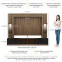 Ver imagem 3 de Estante Tv 65" com Leds Berlim Multimóveis V3392