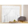 Cortina Carol Voil 2m Branco - 1