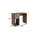 Ver imagem 2 de Mesa de Computador Msm412 C/ 2 Gavetas Branco - Movelbento