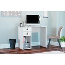 Ver imagem 3 de Mesa de Computador Msm412 C/ 2 Gavetas Branco - Movelbento