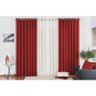 Cortina Any para varão simples 3m Vermelho - 1