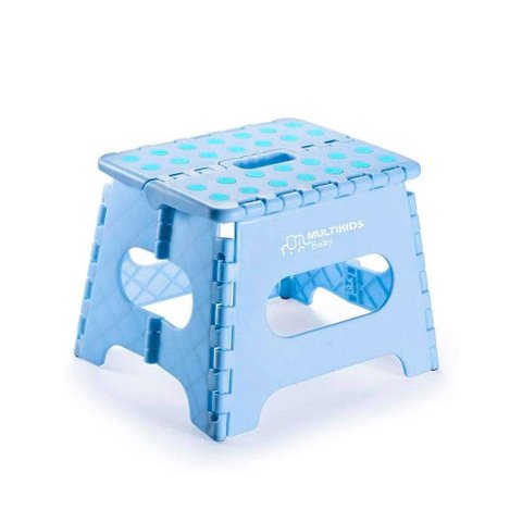 Banquinho Multiuso Dobrável Flop Multikids Baby - Azul